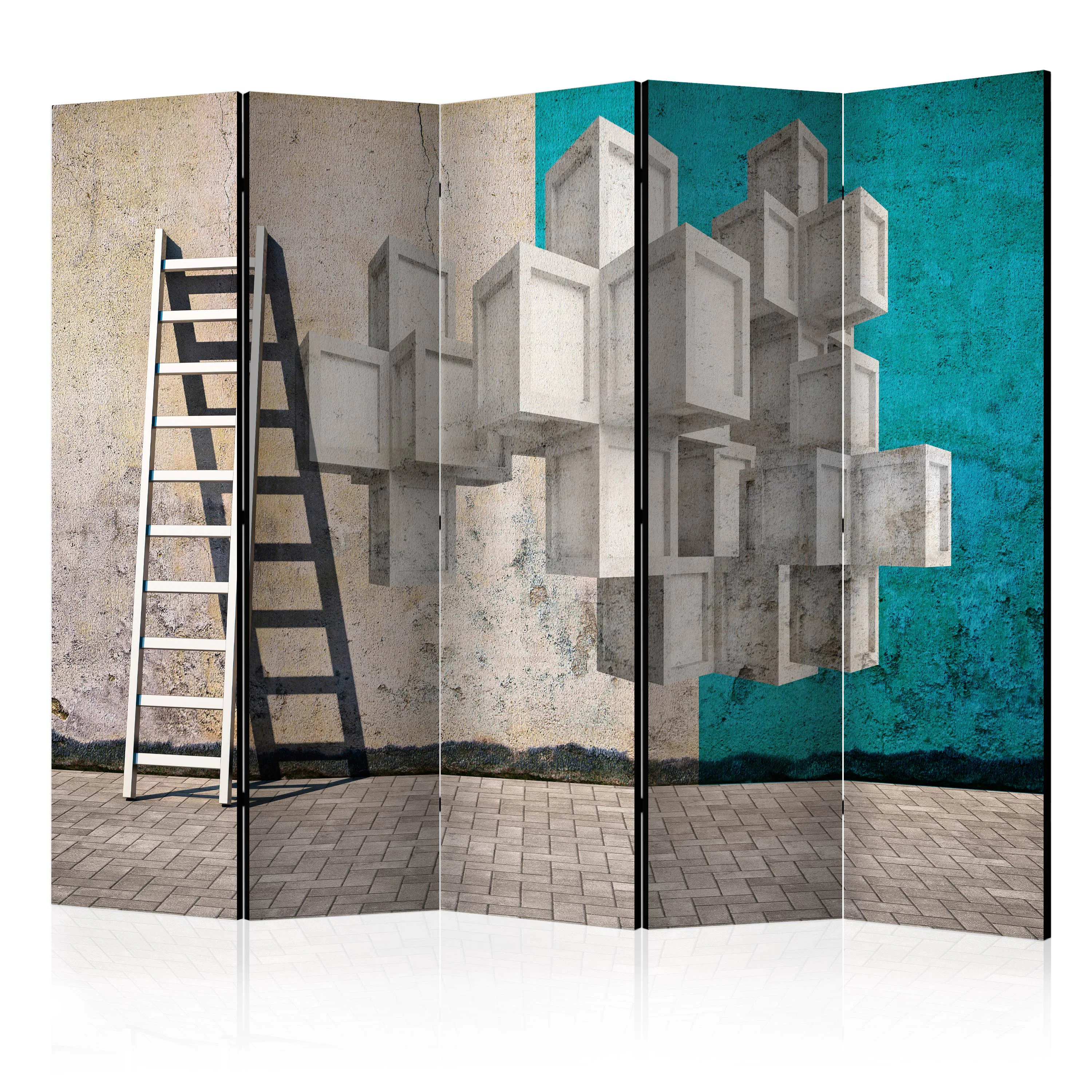 Rumsavdelare Skärmvägg Arkiio Concrete Blocks II 225x172 cm