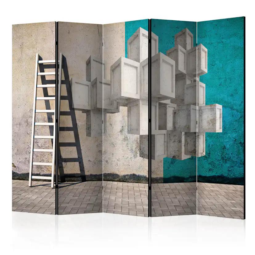 Rumsavdelare Skärmvägg Arkiio Concrete Blocks II 225x172 cm
