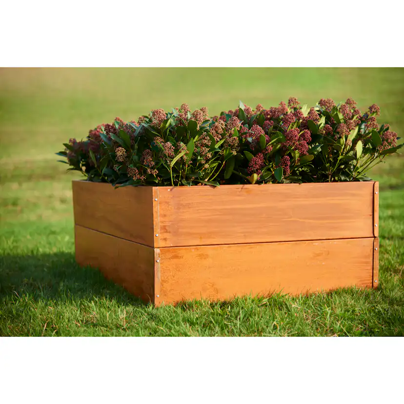 Odlingskrage Grouw Rostig 120X80X19 cm
