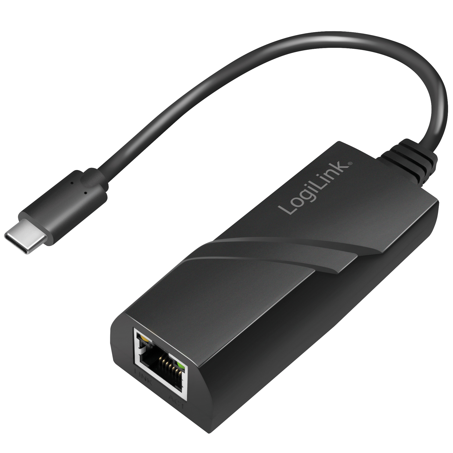 USB-C Nätverksuttag LogiLink RJ45 Gigabit