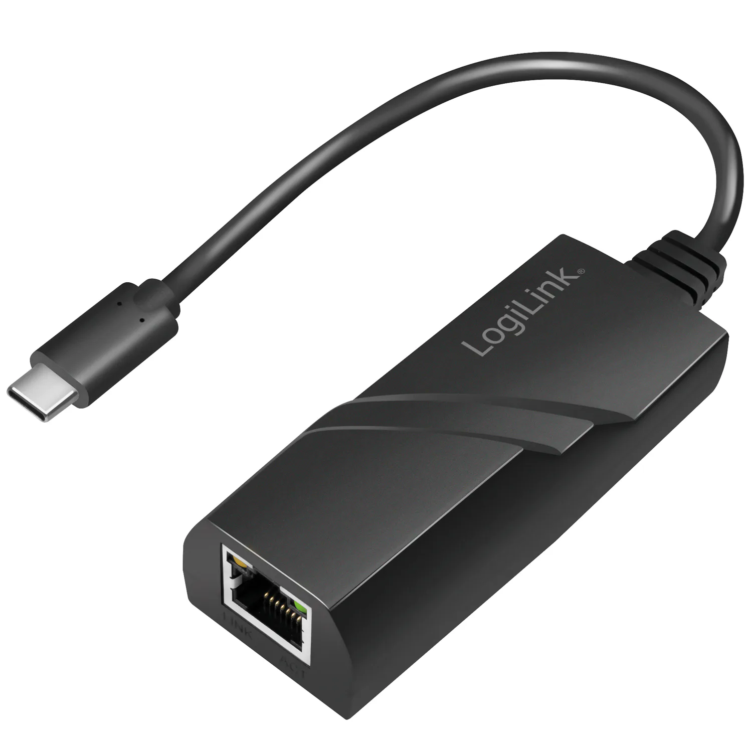 USB-C Nätverksuttag LogiLink RJ45 Gigabit