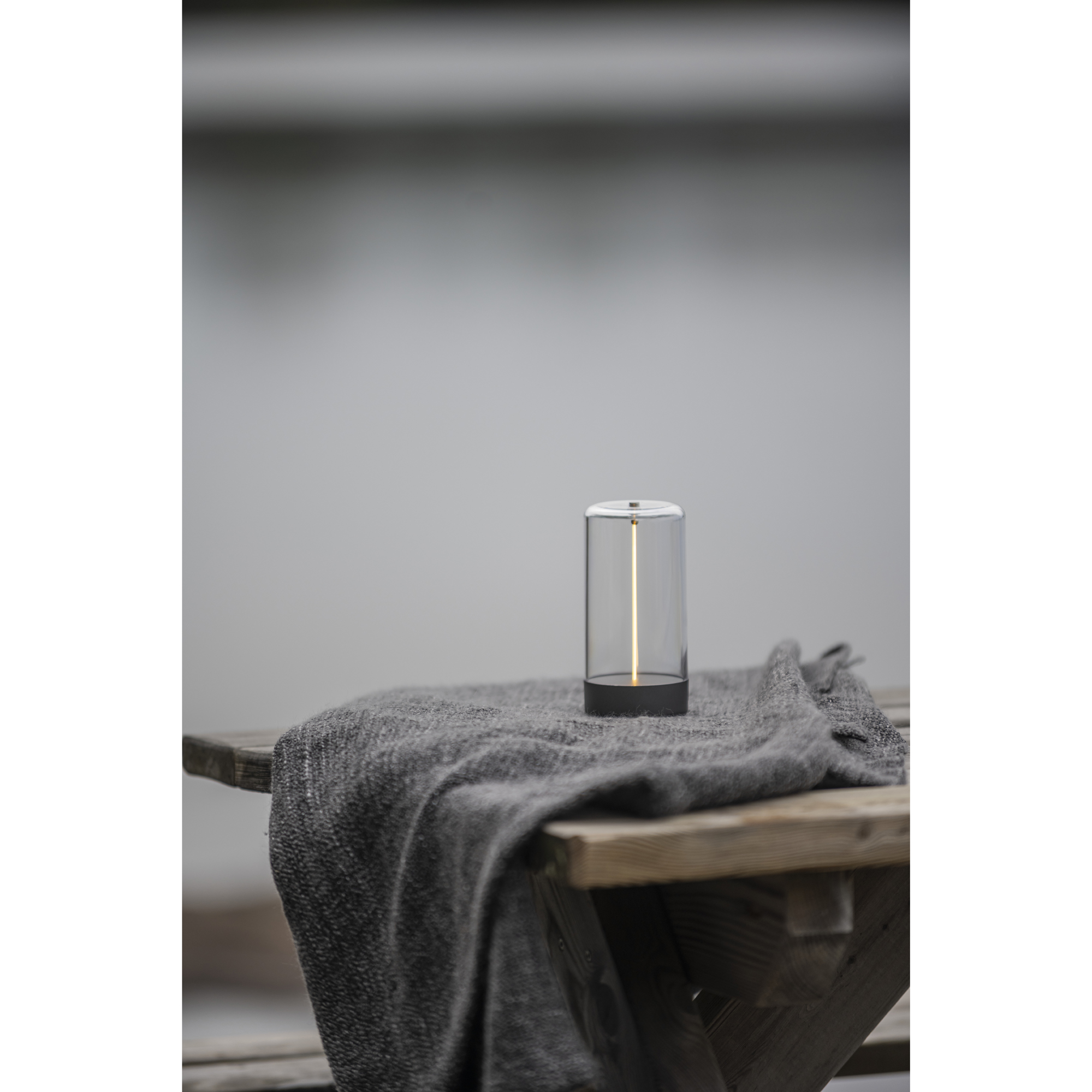 Bordslampa Gnosjö Konstsmide Edison XS USB Portabel