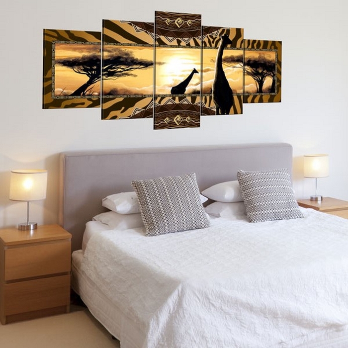 Tavla Arkiio African Giraffes