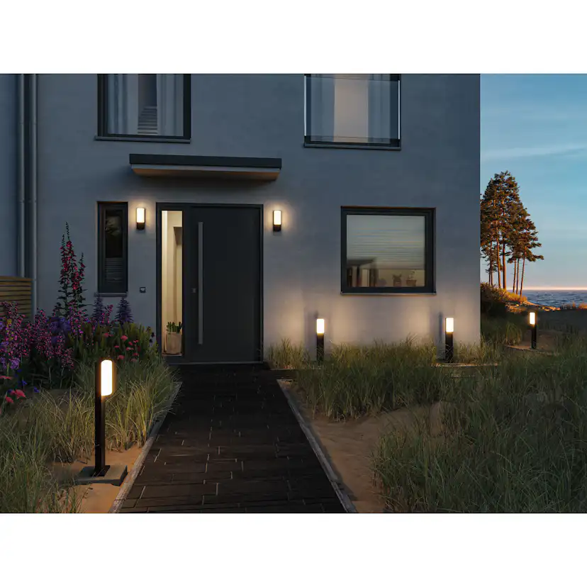 Fasadbelysning LED Paulmann Bonnie med Skymningsstyrd rörelsedetektor IP44 230V
