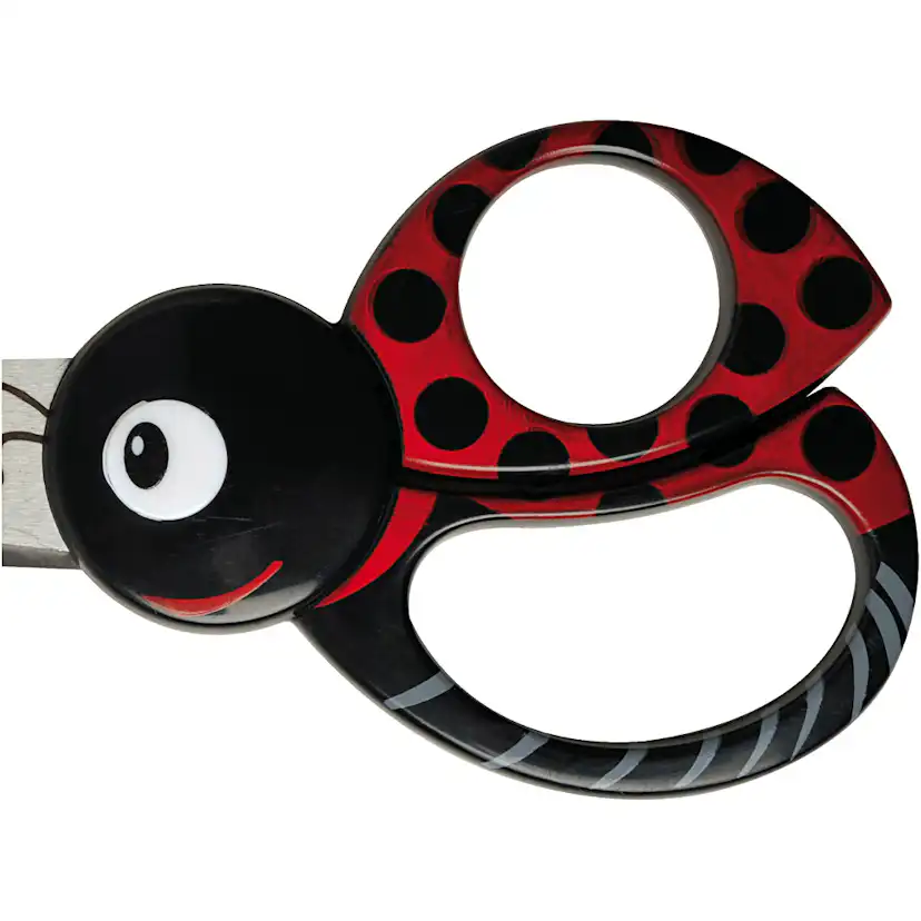 Barnsax Fiskars med Djurmotiv Nyckelpiga L: 13 cm 1 St