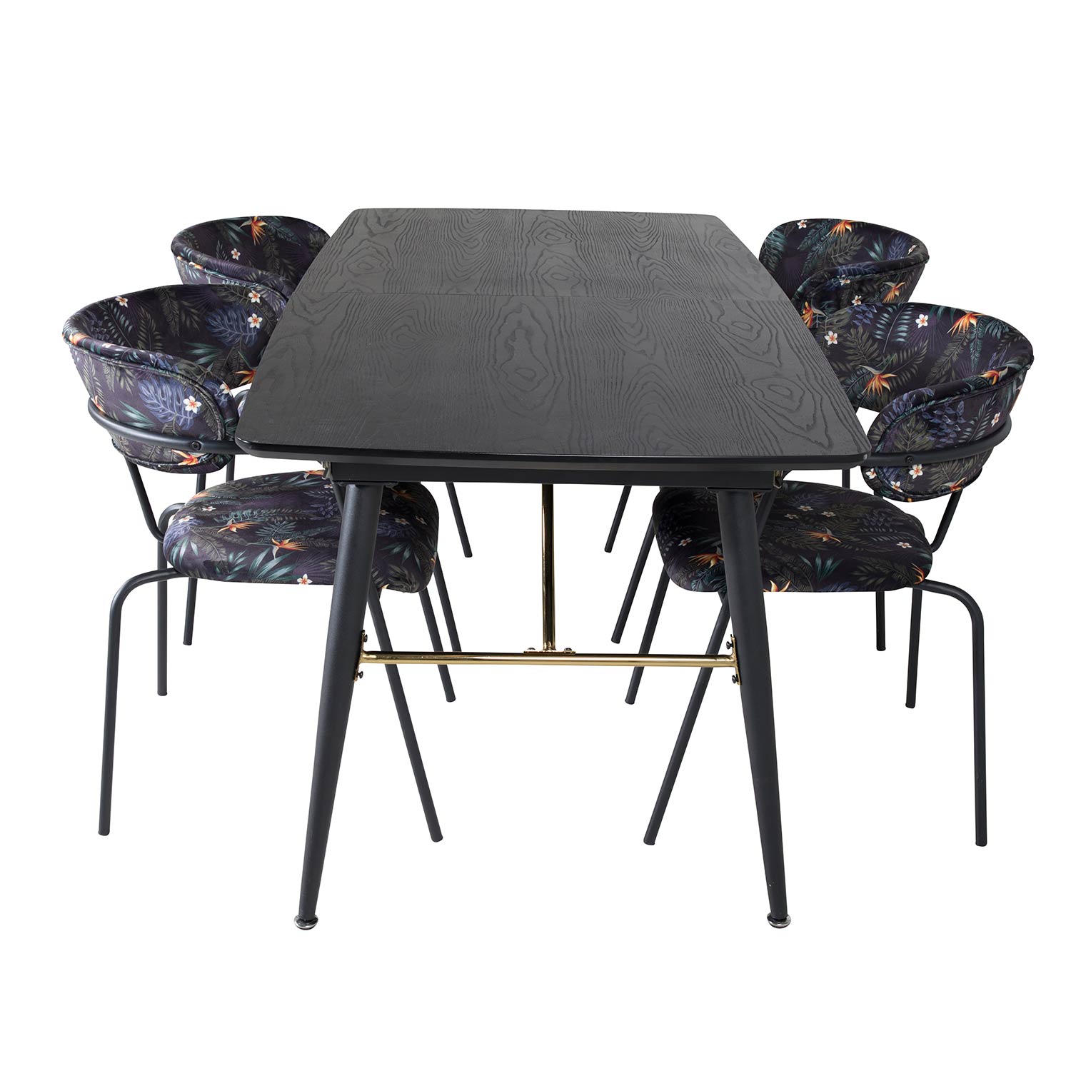 Matgrupp Venture Home Guld med 4 Aris Stolar