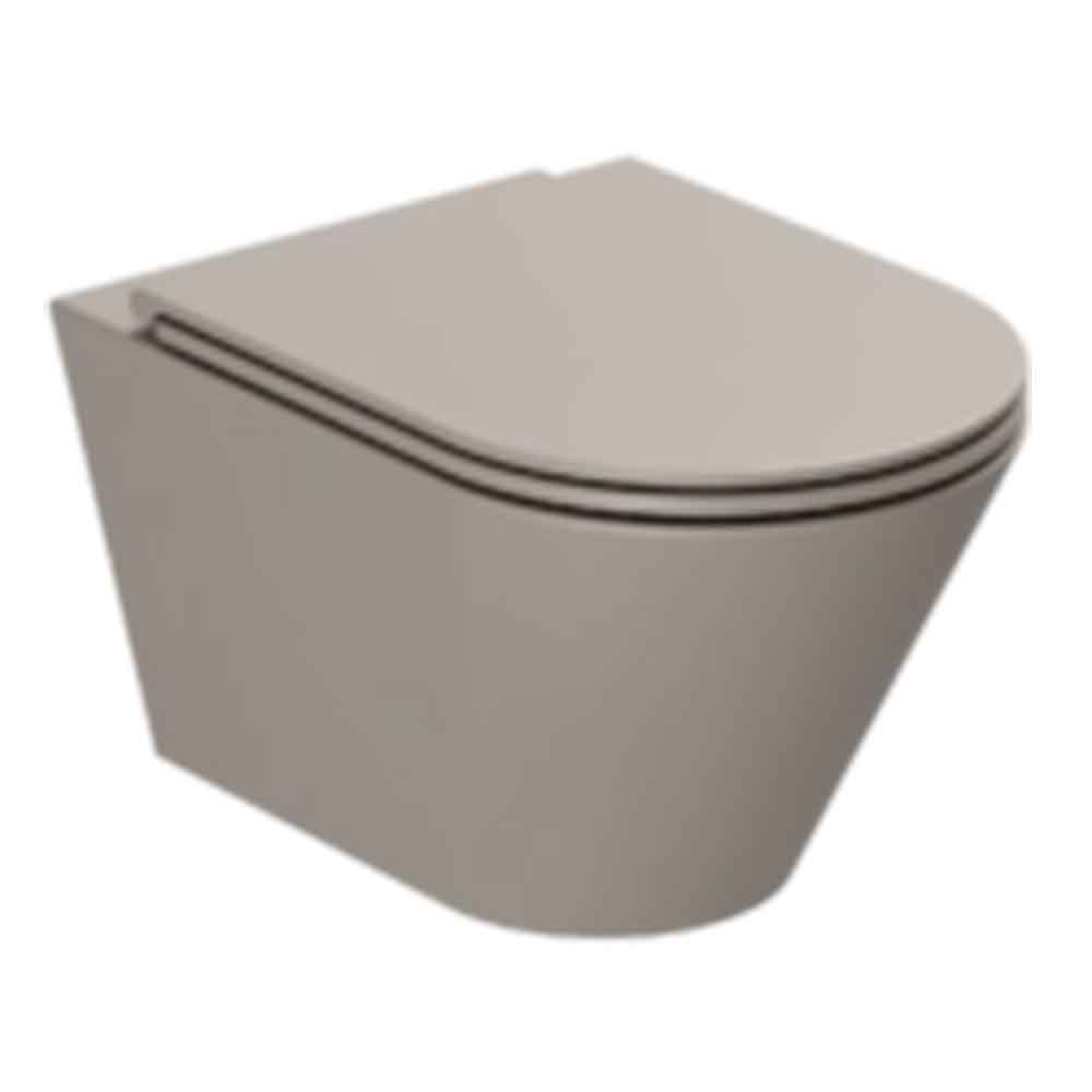 Forma Vägghängd Toalettstol, Taupe