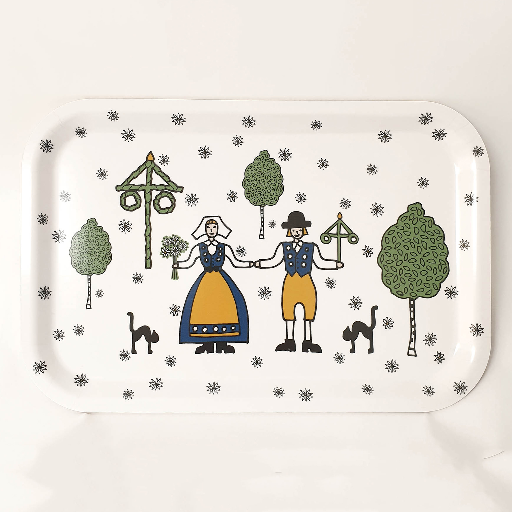 Bricka Arvidssons Textil Sverige 33x21 cm