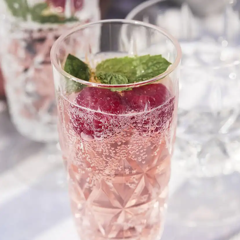Picknick plastglas 4-pack Transparent