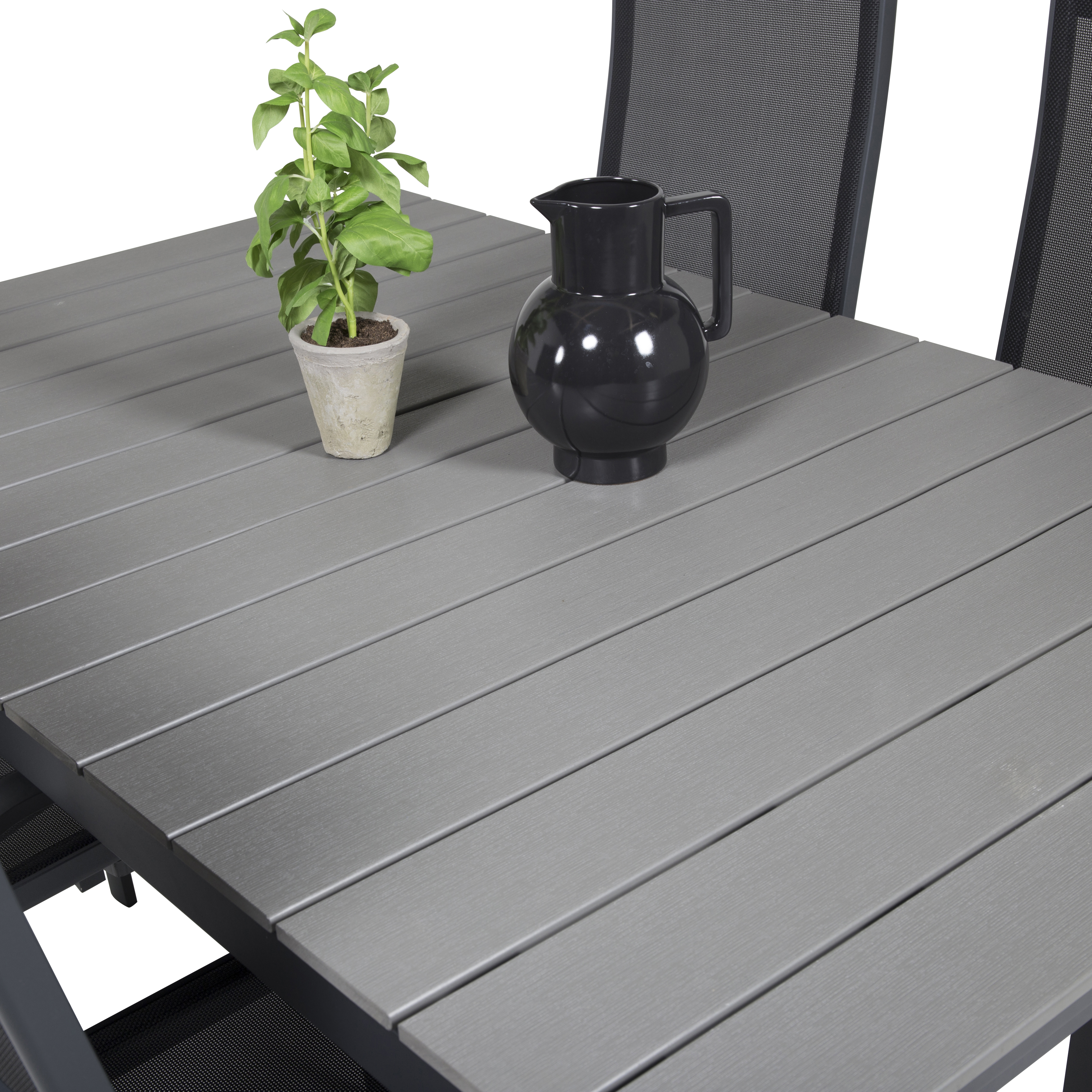 Matgrupp Venture Home Lova 160/240 med 4 Copacabana Stolar