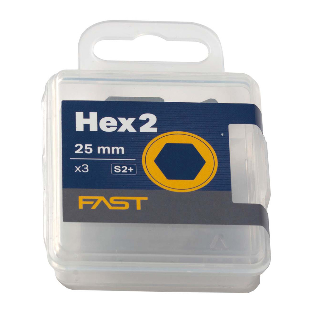 Bits 2mm Hex 25mm 3-p Fast 2mm 3-p