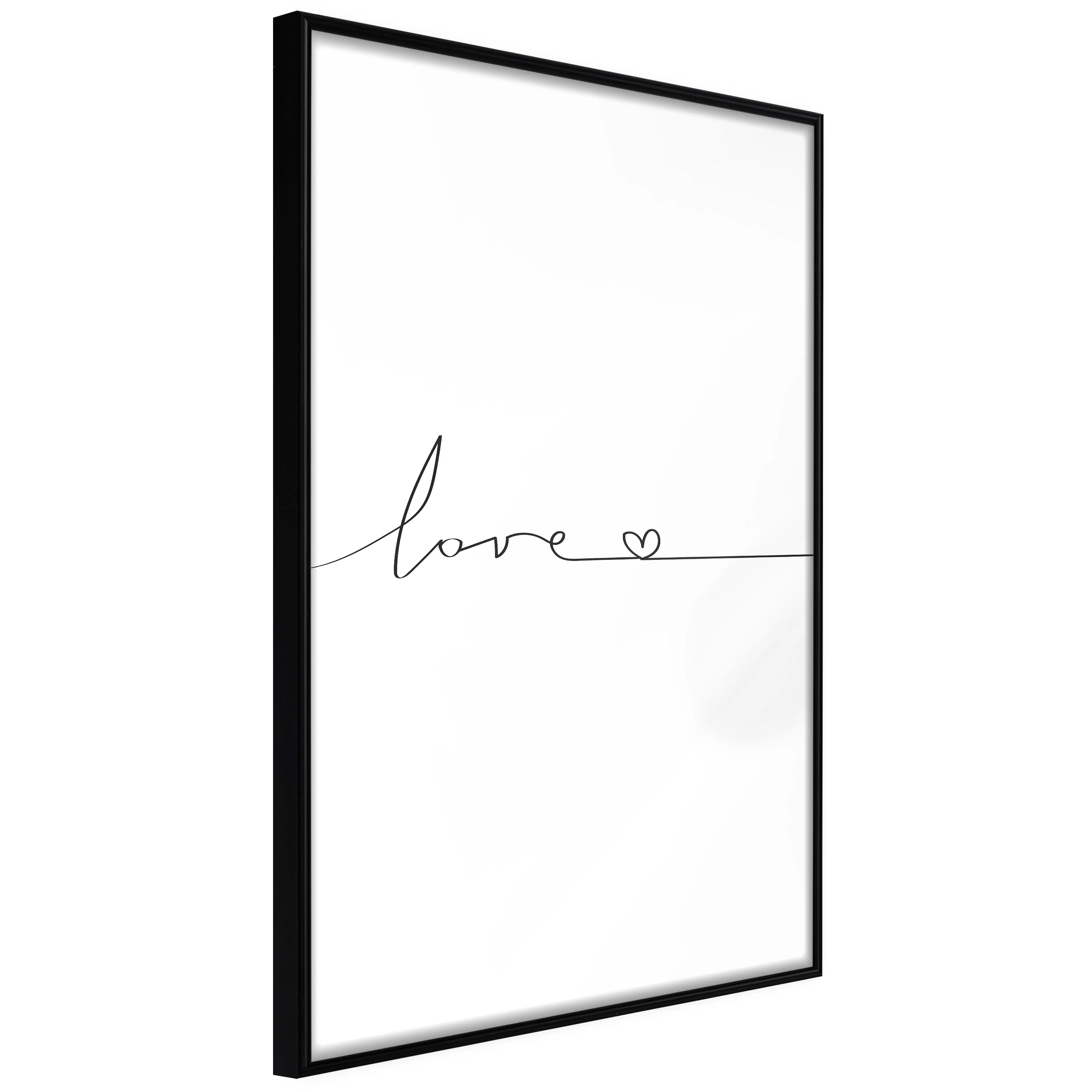 Affisch - Love Everywhere [Poster] 20x30 Svart ram, 20x30 cm