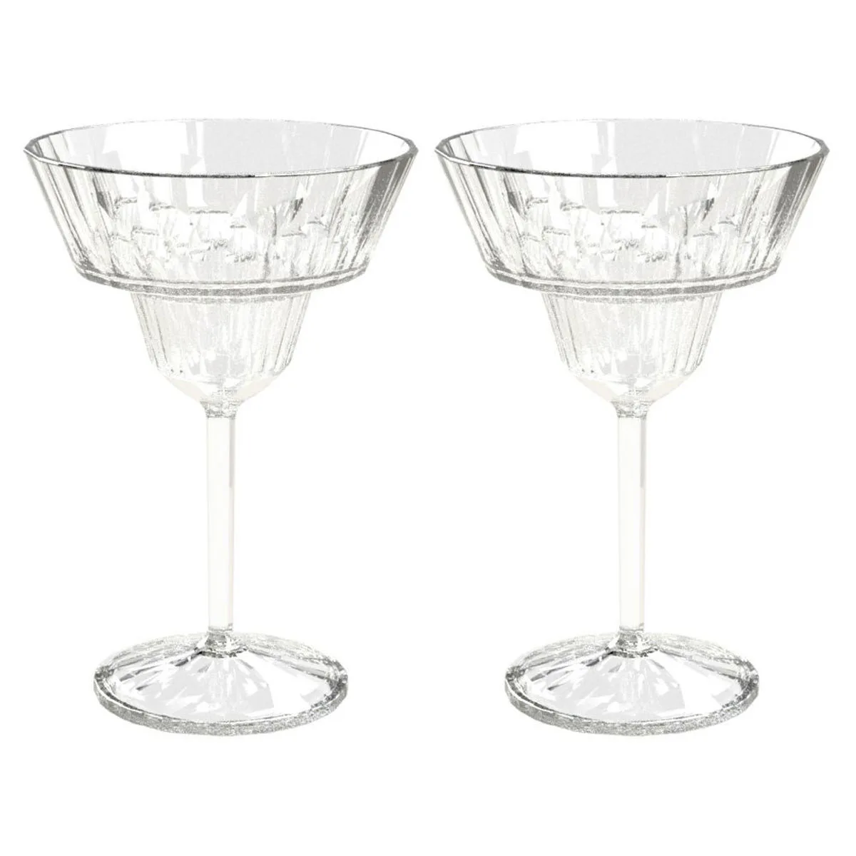 Club No. 16 Drinkglas Plast 250 ml Crystal Clear 2-pack