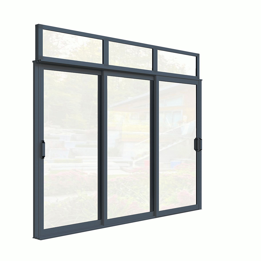 Skjutdörr med Överljus Landskap Robust Året Runt 3-del