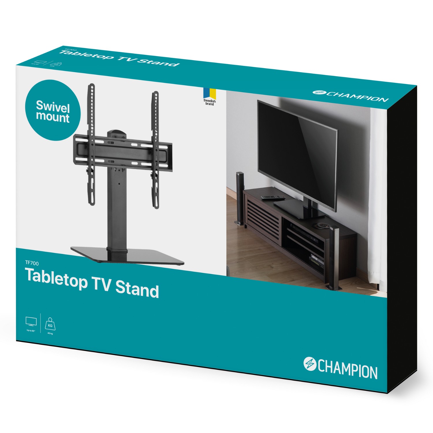 Bordsstativ Champion för TV