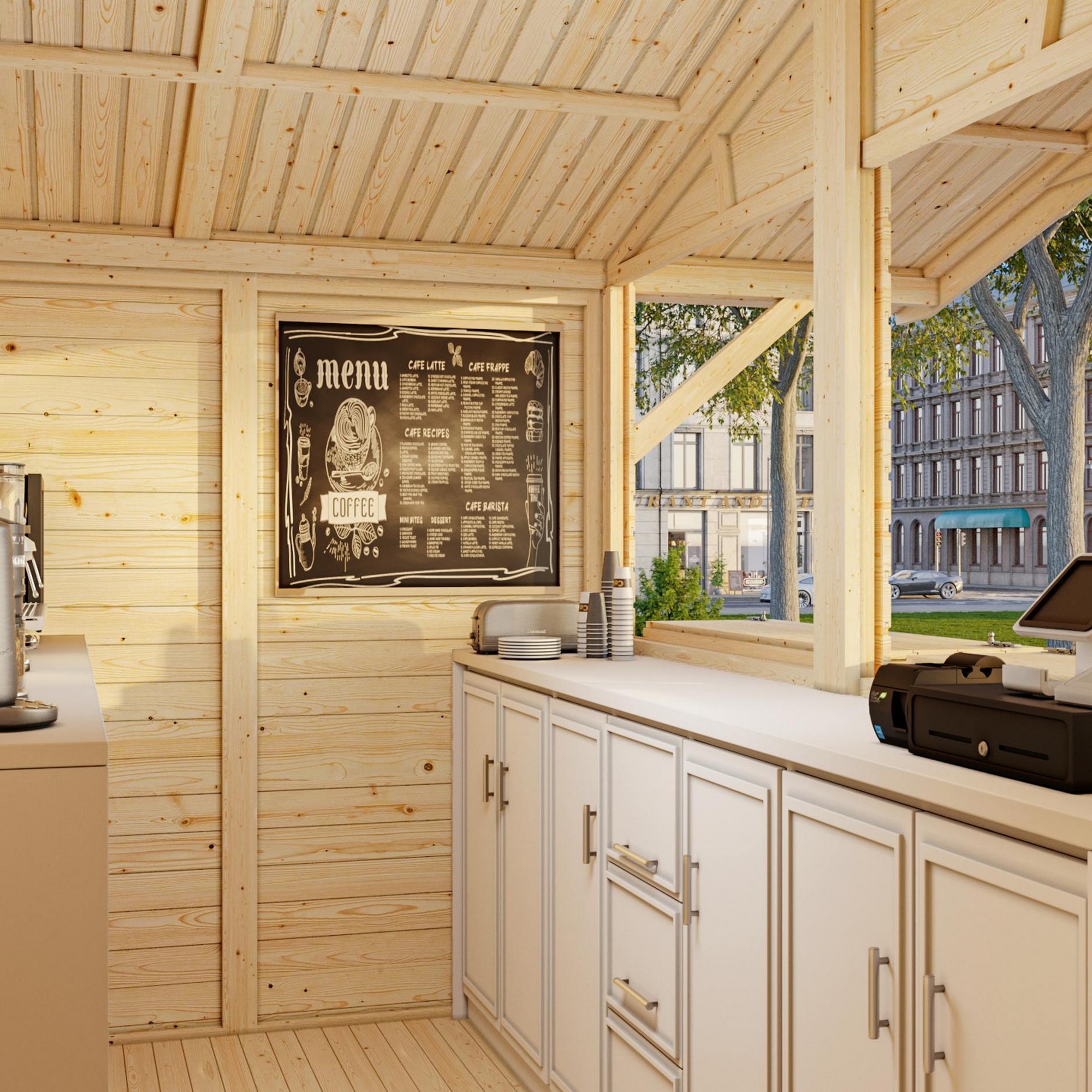 Kiosk Palmako Stella 5,2 m2