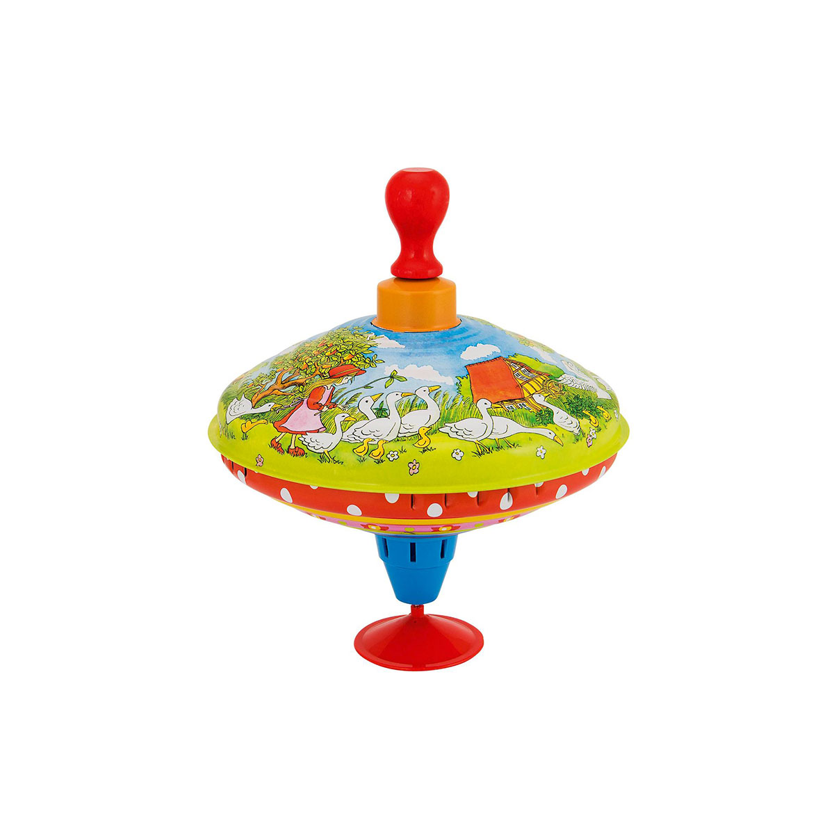 Snurra Goki Flicka med Gäss