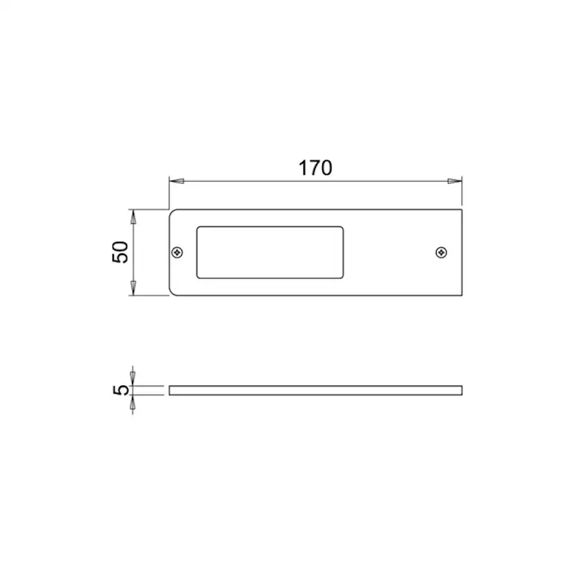 LED-Spot Beslag Design Vega 24V/5W 2700 K