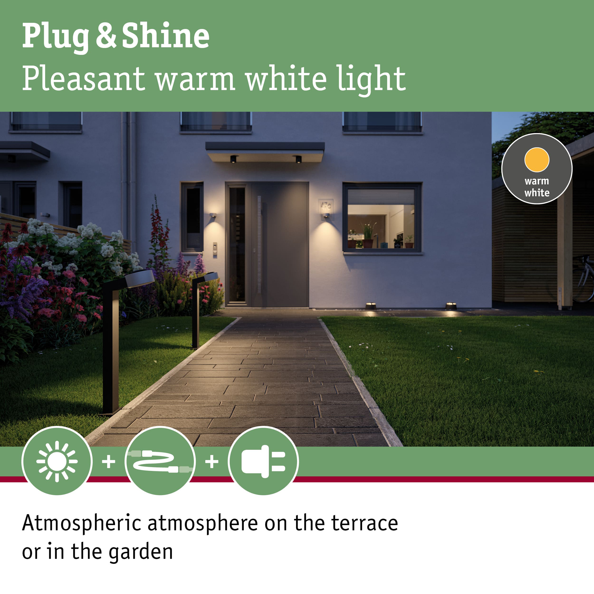 Markbelysning Paulmann Plug & Shine IP67 24V Diameter: 193 mm