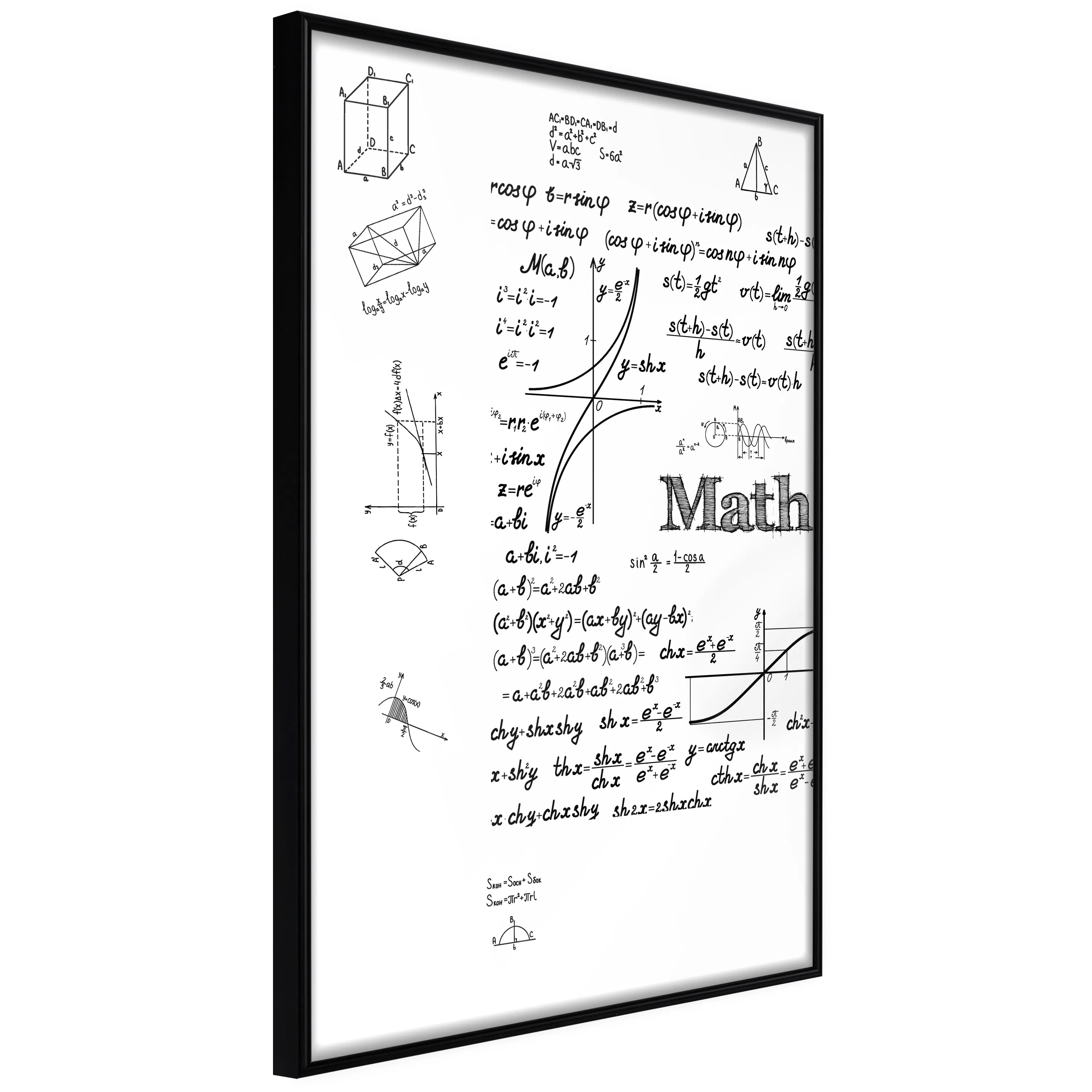 Poster Artgeist Affisch Math