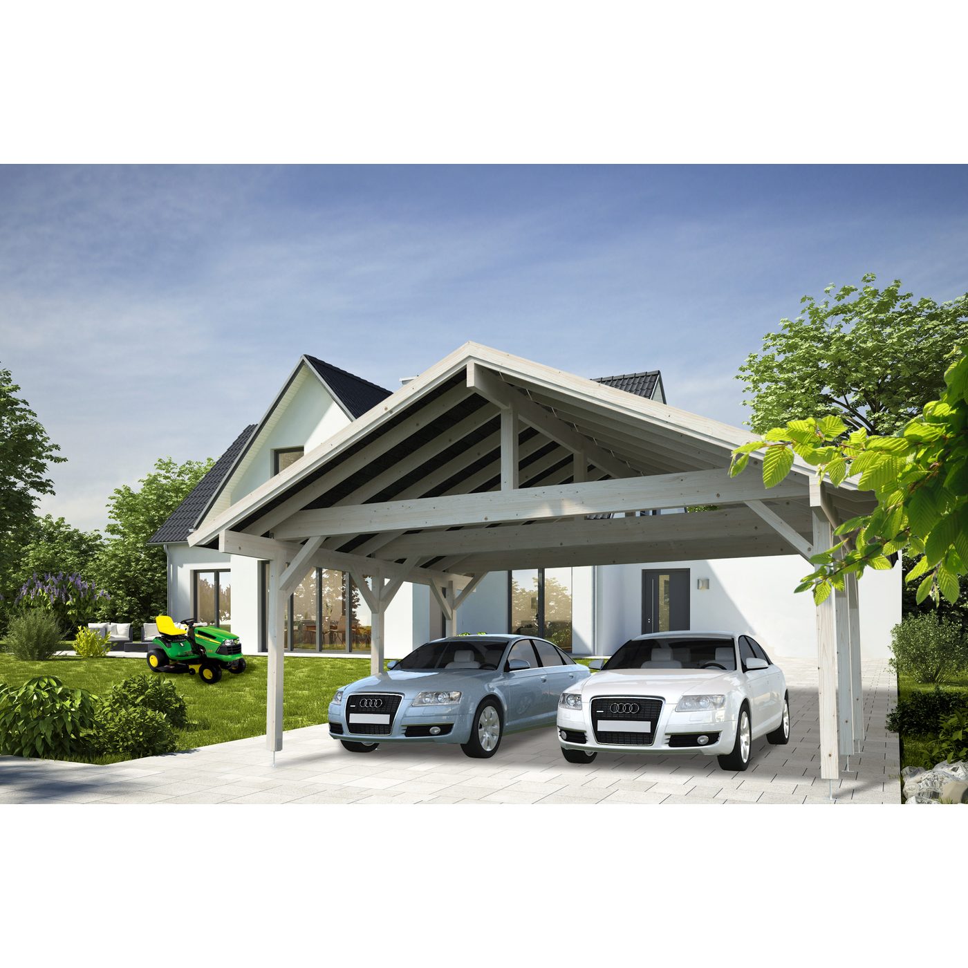 Carport Robert 20,6 m2 Obehandlad