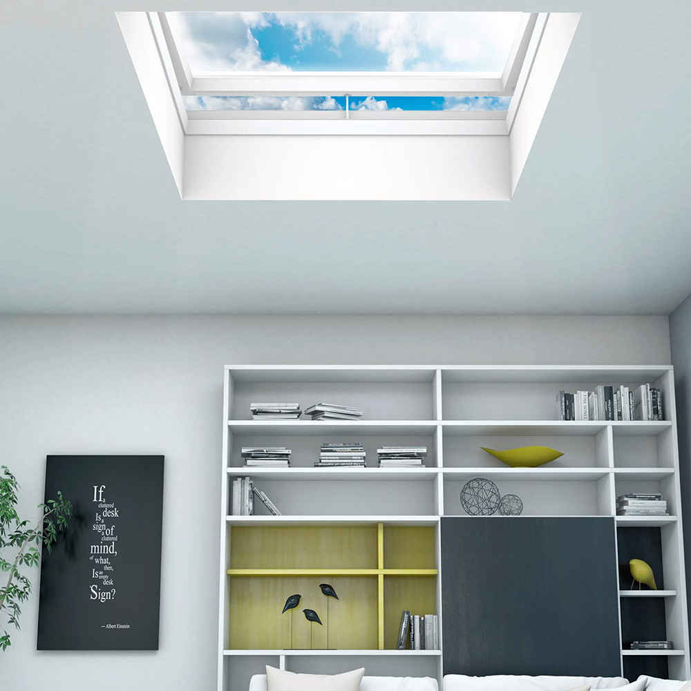 Takfönster Fakro Tidlös 2-glas Platt Elstyrt DEG P2