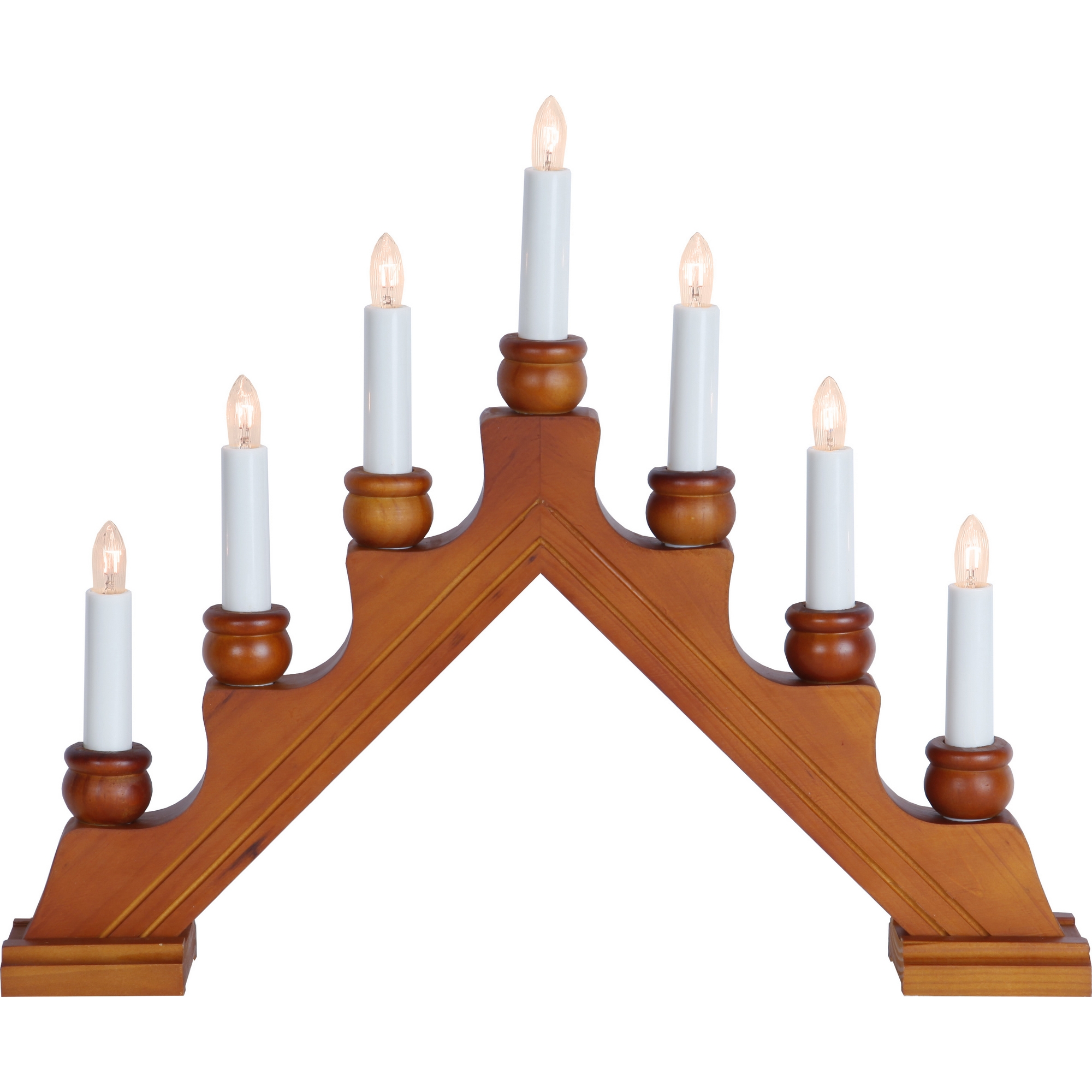 Adventsljusstake Star Trading Karin 7L