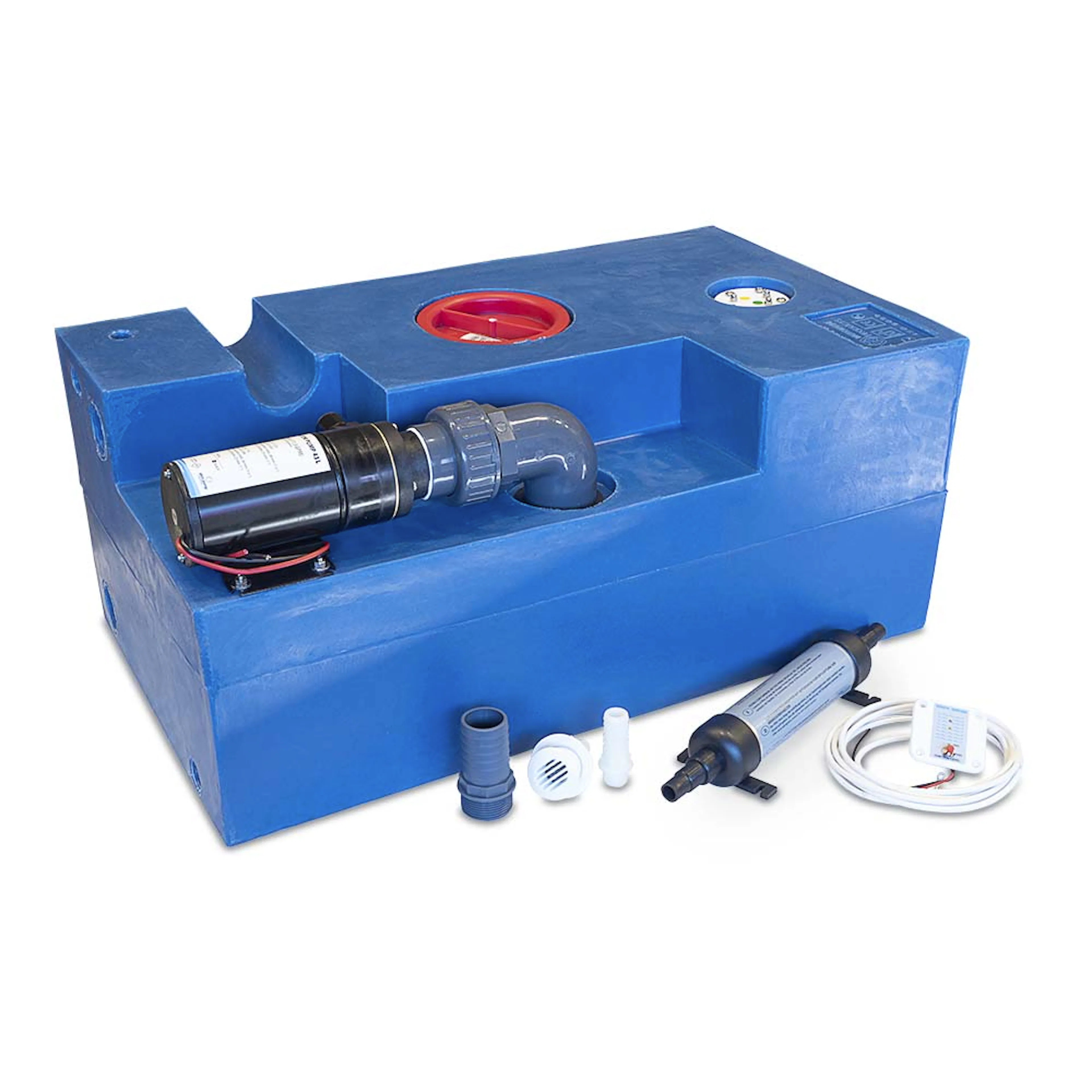 Svartvattentank Albin Group Marine 72L CPL Macerator 12V