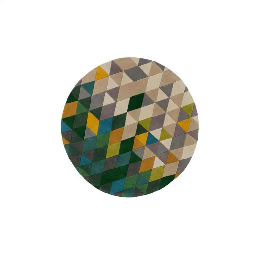 Patchworkmatta Flair Rugs Prism Circle 160x60 Ull