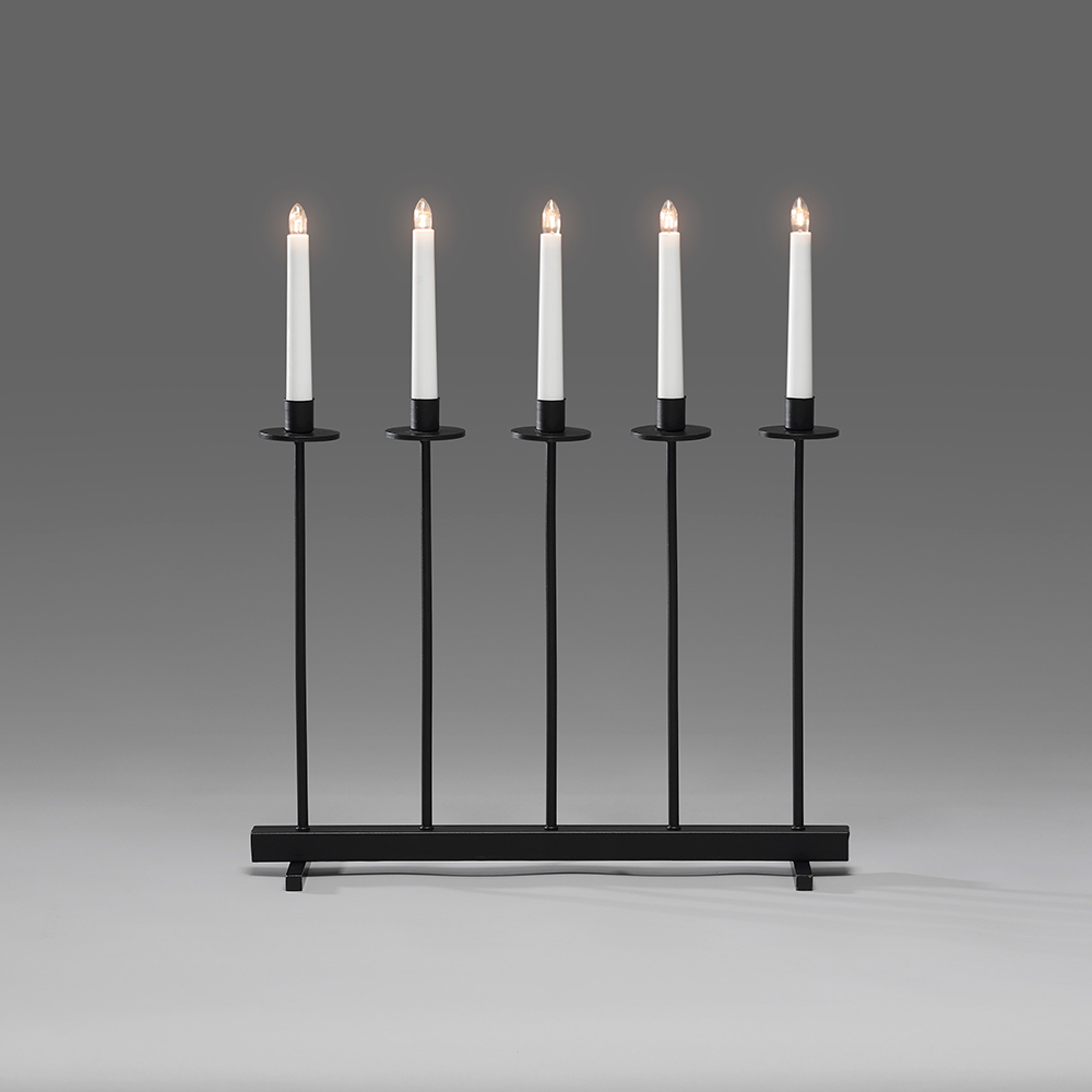 Adventsljusstake Gnosjö Konstsmide 5L Metall