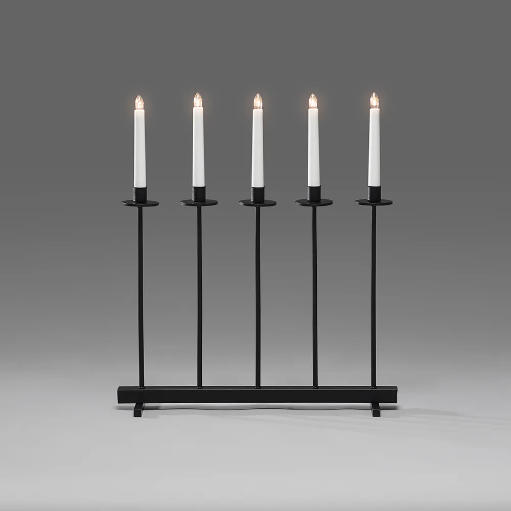 Adventsljusstake Gnosjö Konstsmide 5L Metall
