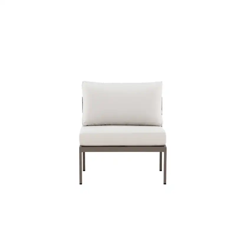 Copacabana Sofa Module Middle - Brown / Beige Brown / Beige