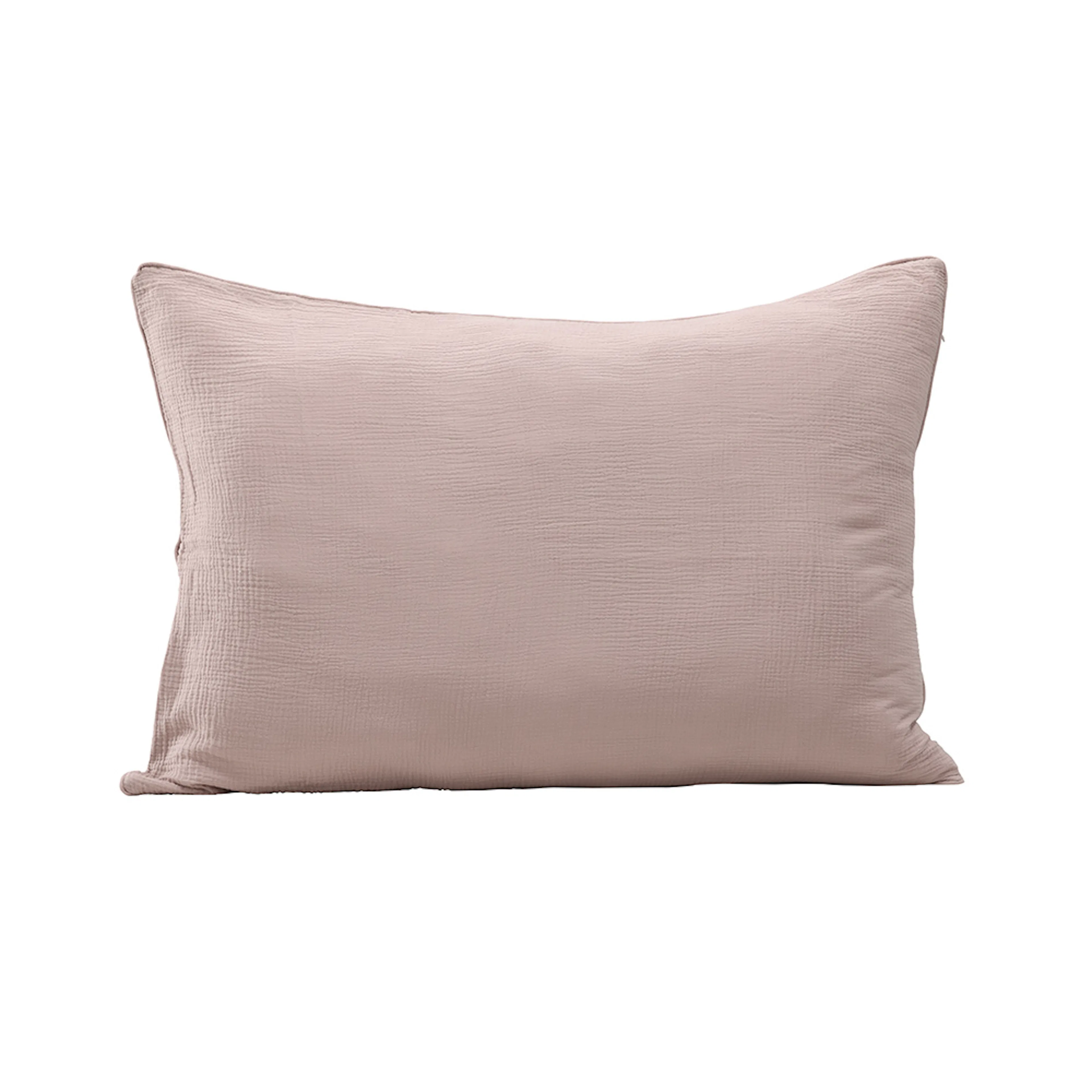 Tyra Cushion Cover Cotton Gauze - Light pink Ljusrosa