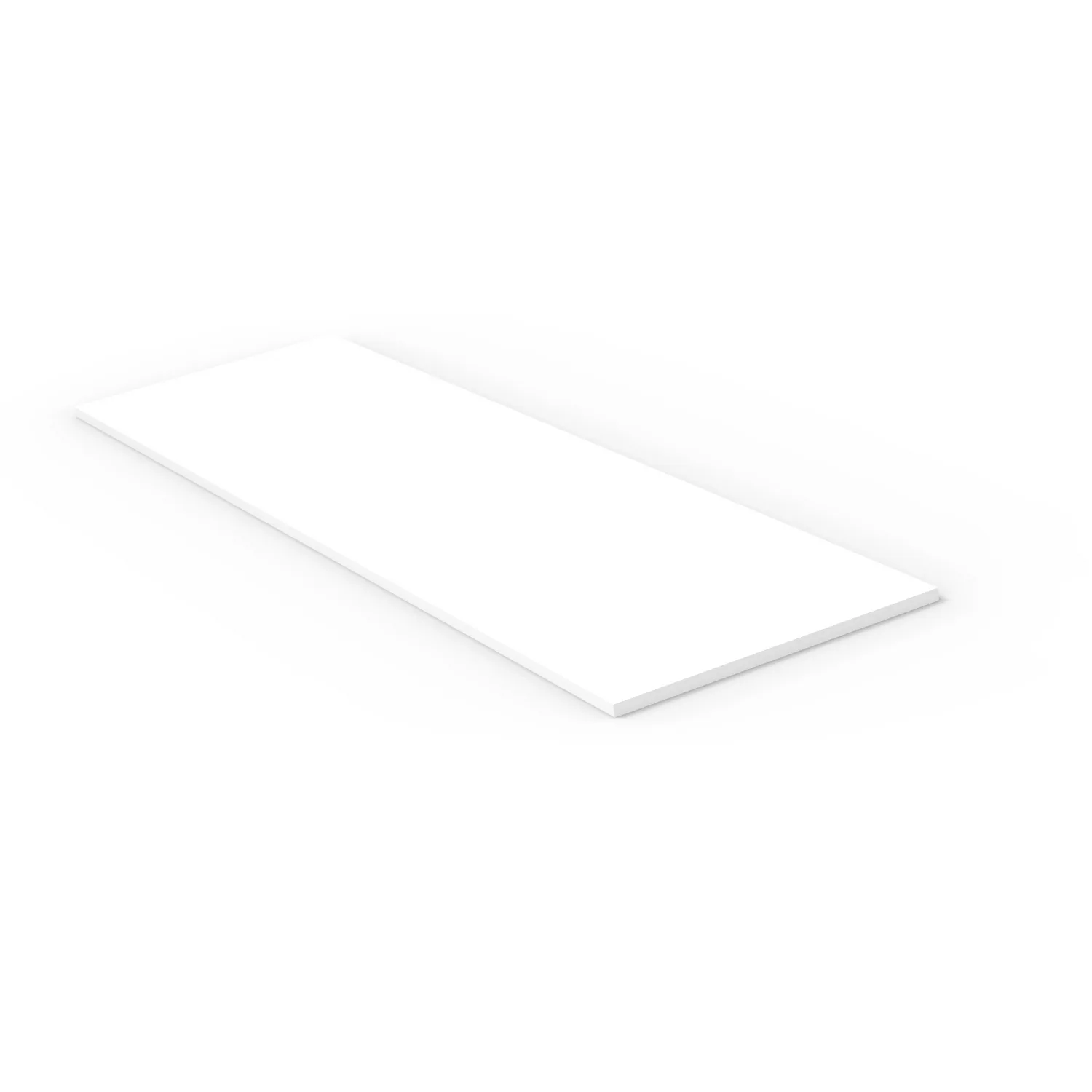 Hyllplan vit melamin 1800x400x18 FSC (B) 1800X400X18 mm
