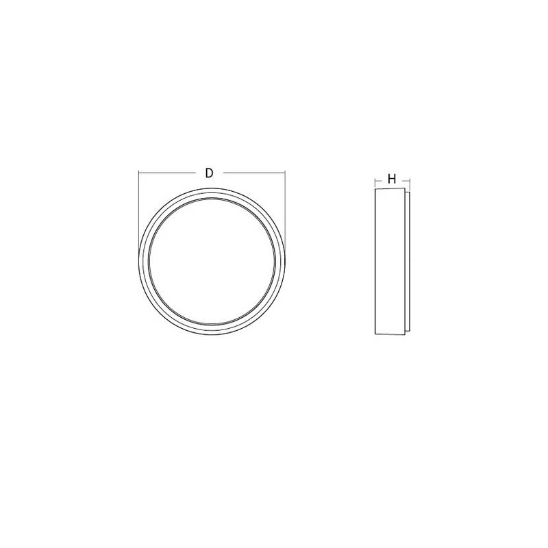 Tak/Vägglampa SG ARMATUREN Frame Round