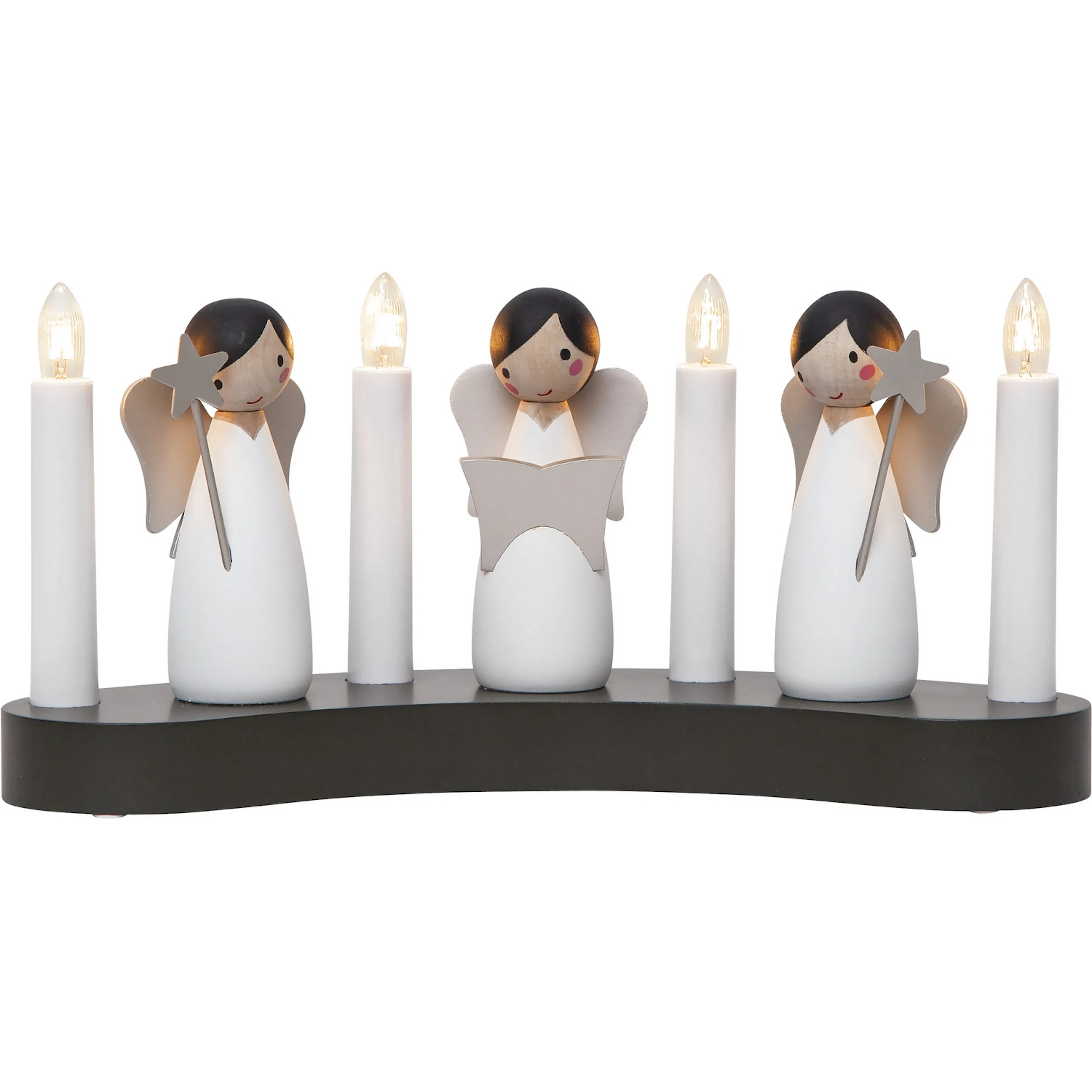 Adventsljusstake Star Trading Angel choir