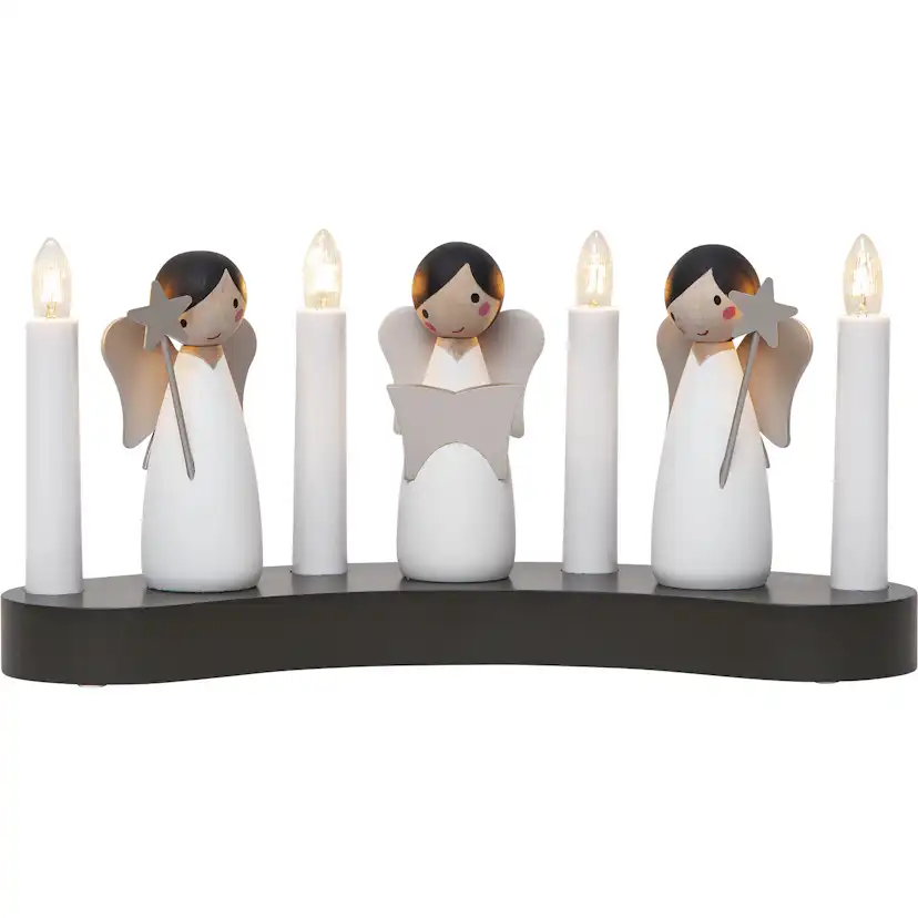 Adventsljusstake Star Trading Angel choir