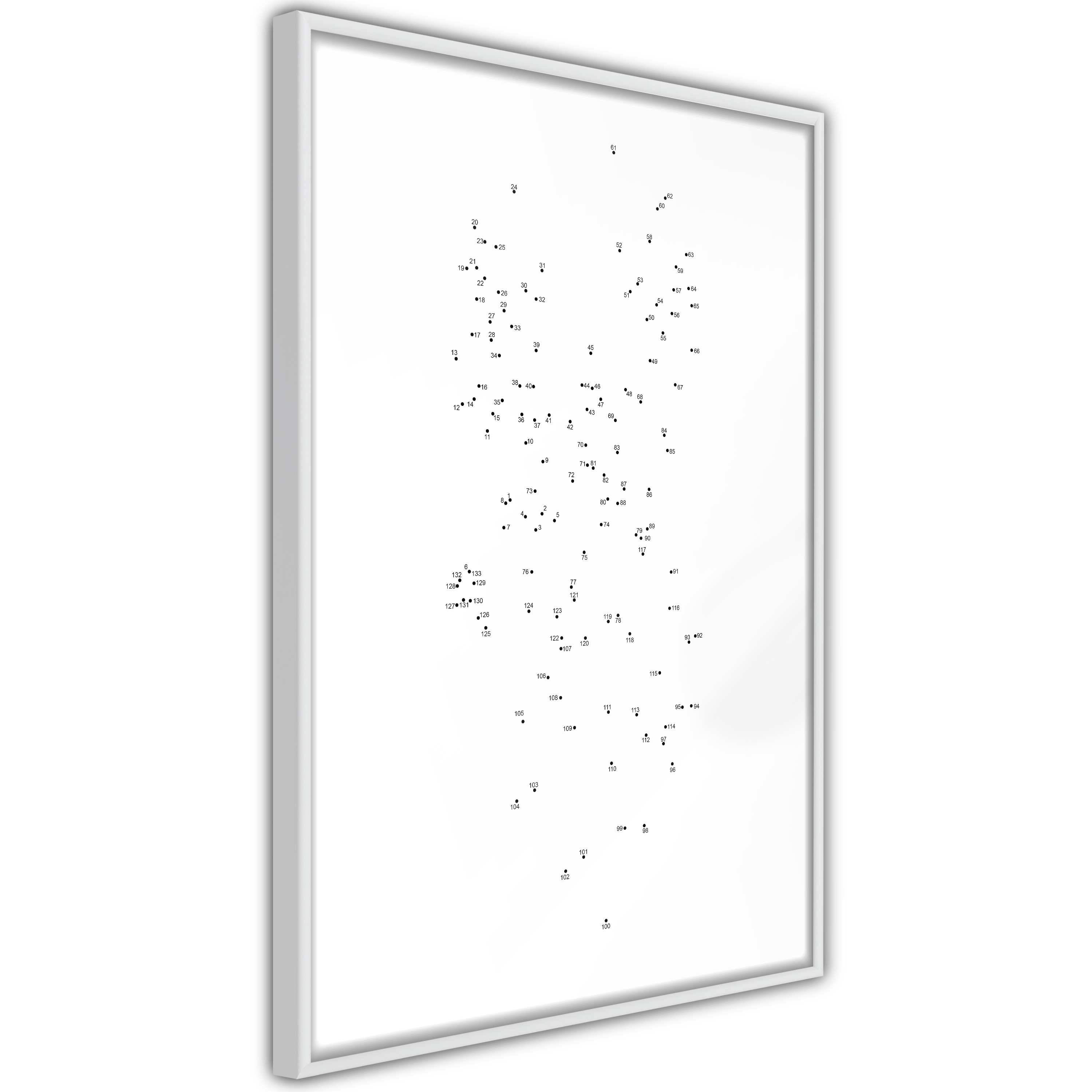 Poster Artgeist Affisch Numeric Chaos