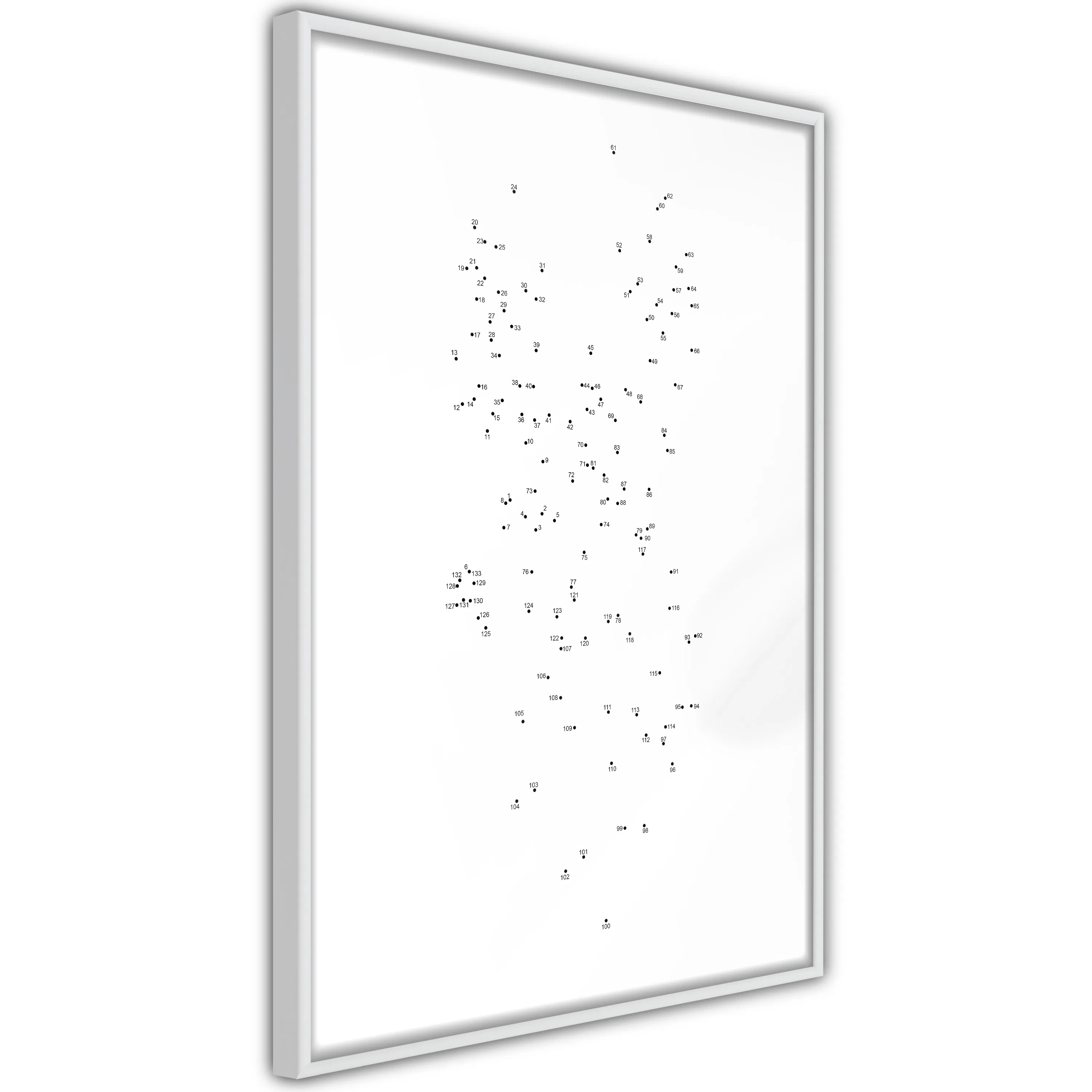 Poster Artgeist Affisch Numeric Chaos