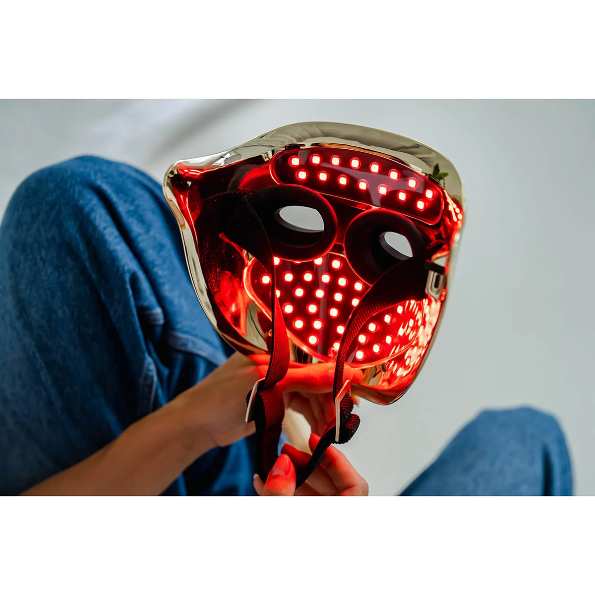 Ljusterapimask BEAUTIFLY Aura Gold för Övrig Kroppsvård & Personvård