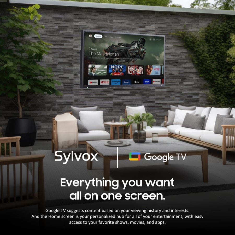 Utomhus TV Sylvox Pergola Pro QLED 43tum