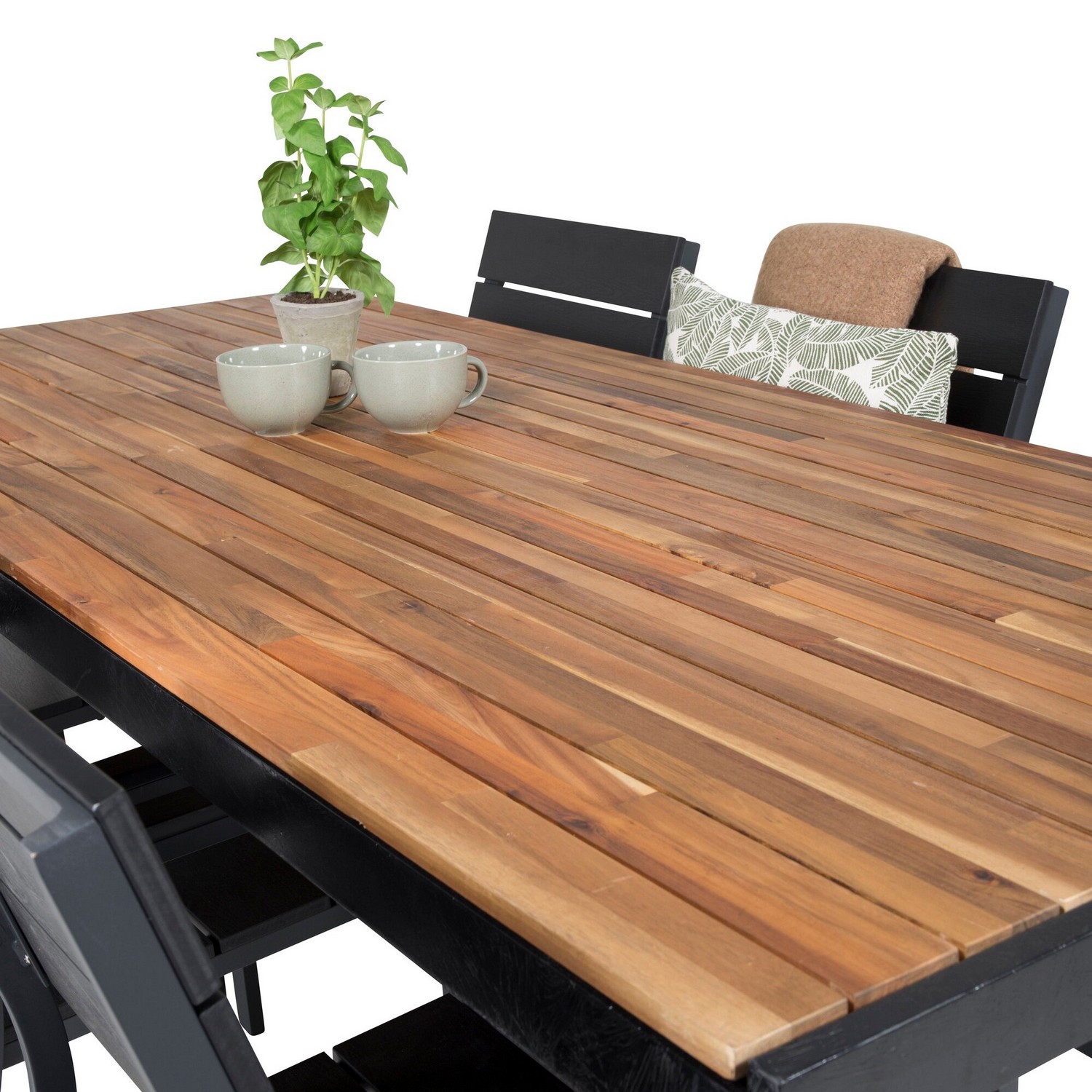 Matgrupp Venture Home Berfin med 6 Lova Matstolar