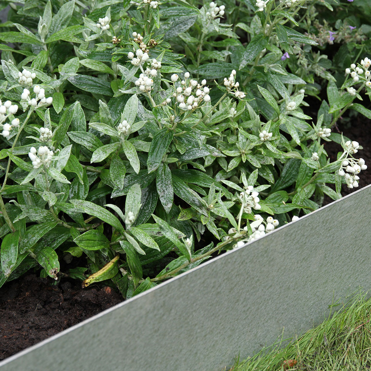 Planteringskant Flexigarden Aluzink 120 mm Hörn Justerbart