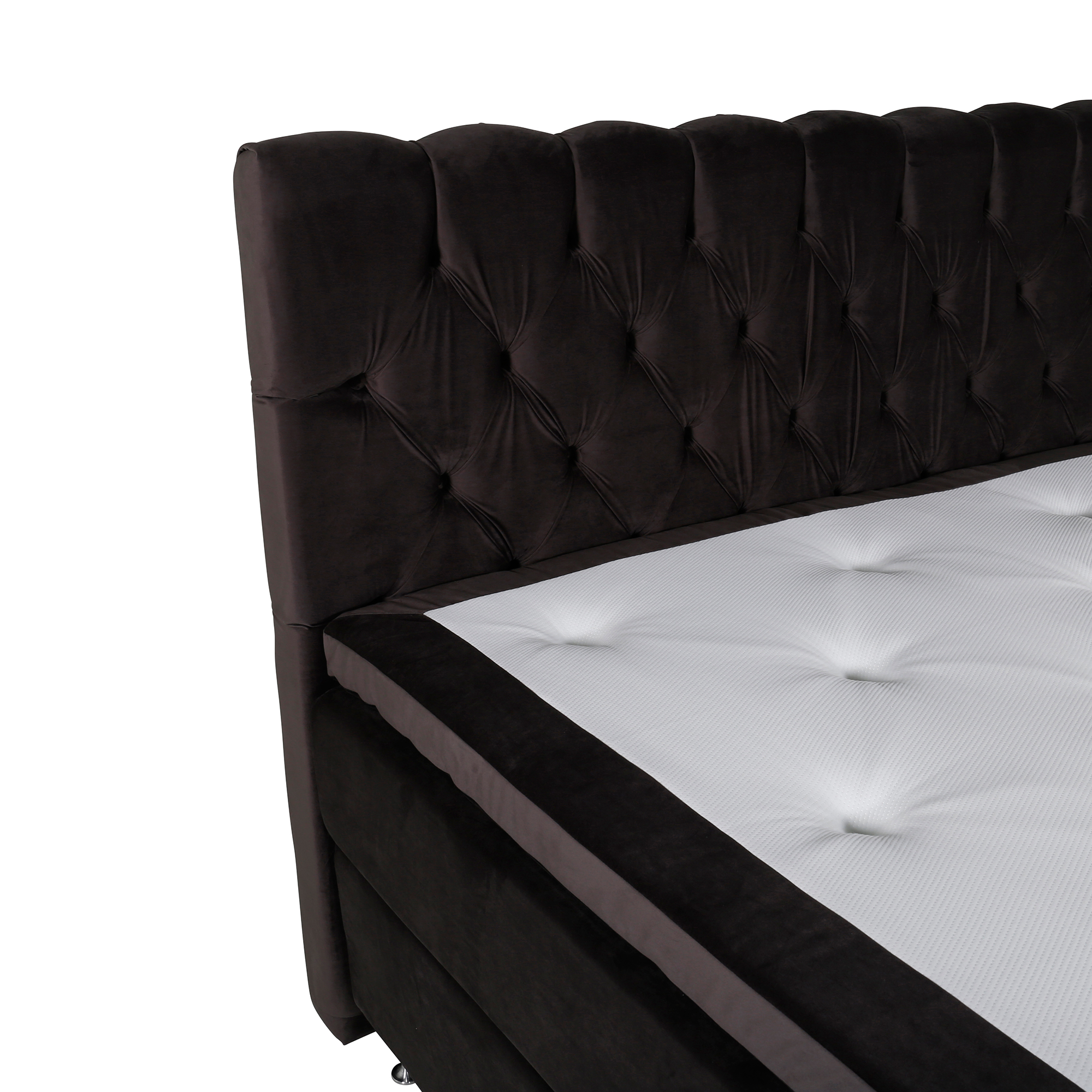 Kontinentalsäng Venture Home Frösslunda Sammet med Sänggavel Sandvik