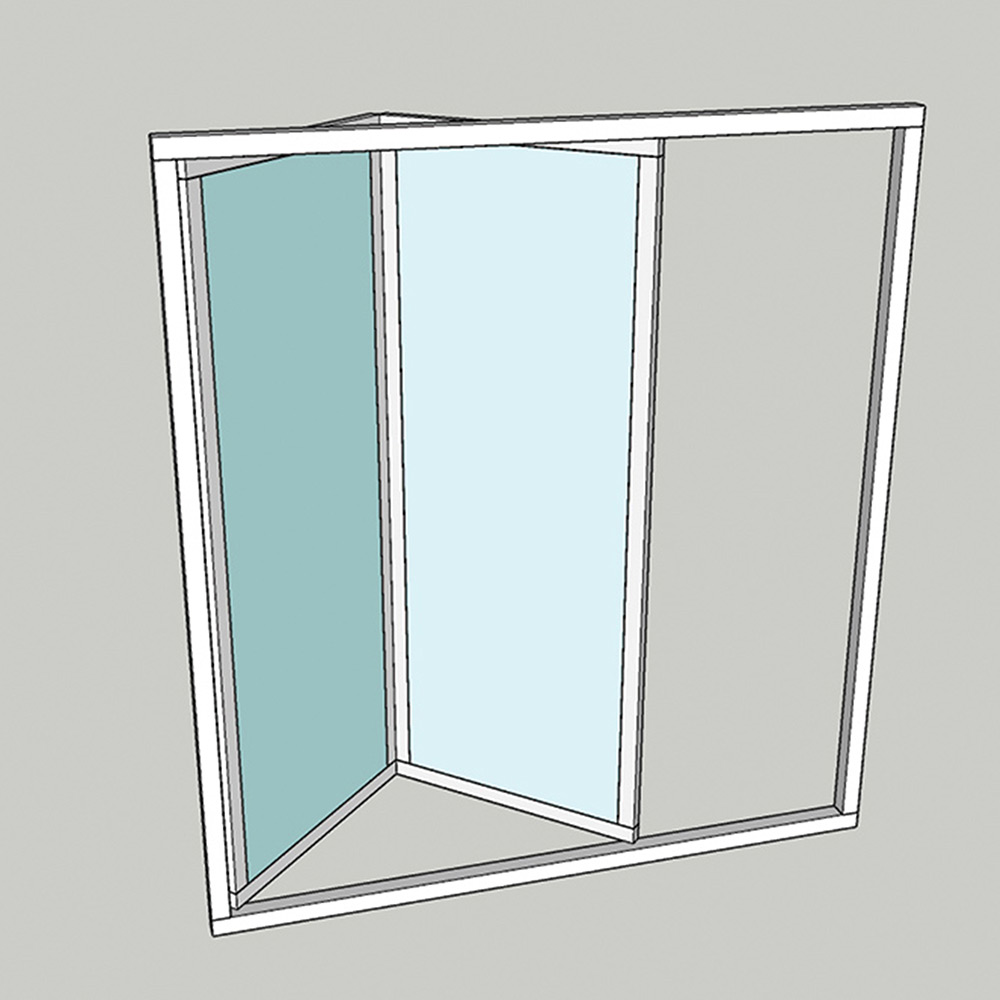 Vikparti Allvy Sunroom s75 3-Glas 2-Delad