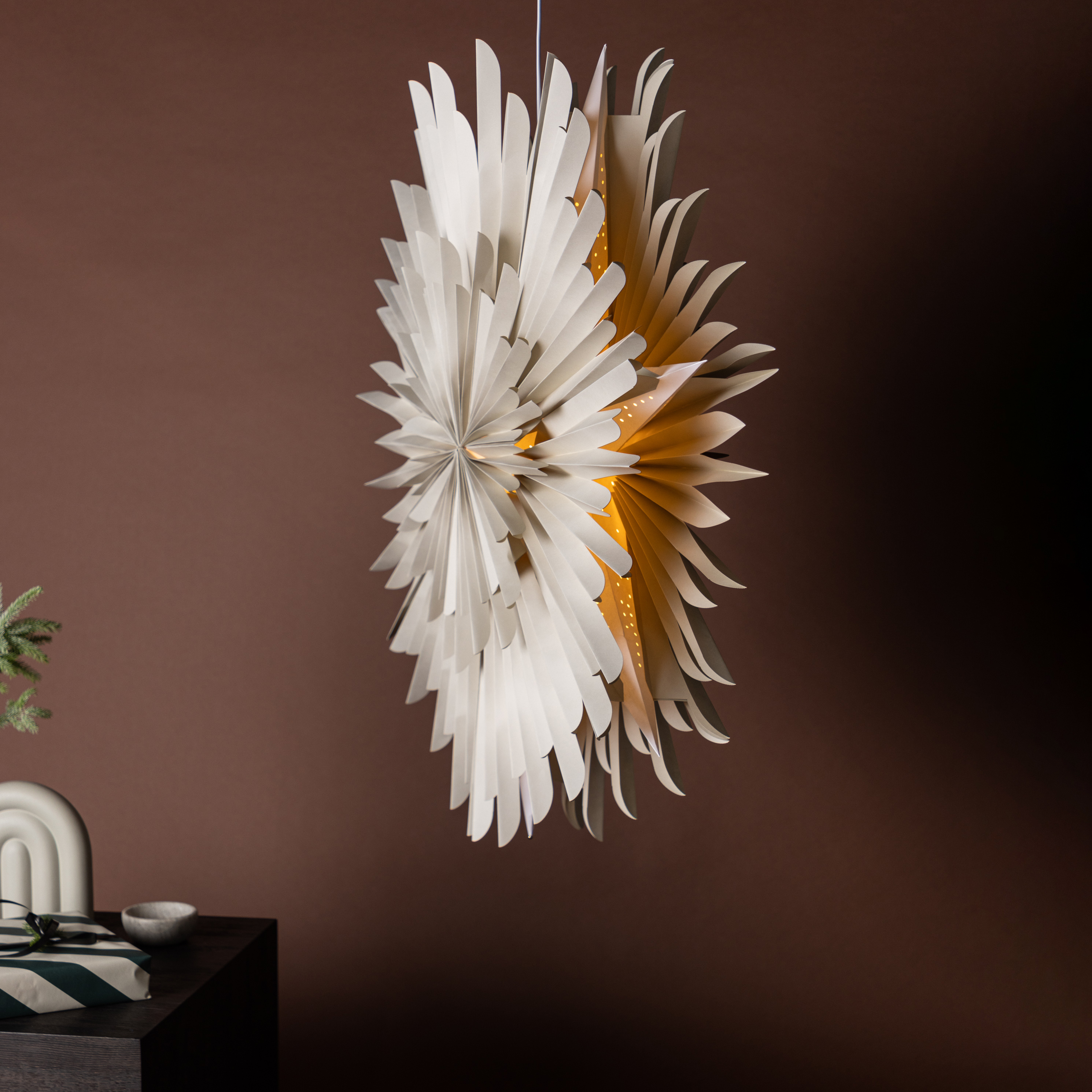Sälen 100cm Pendant Lamp - Beige /  Beige Beige, 100 cm