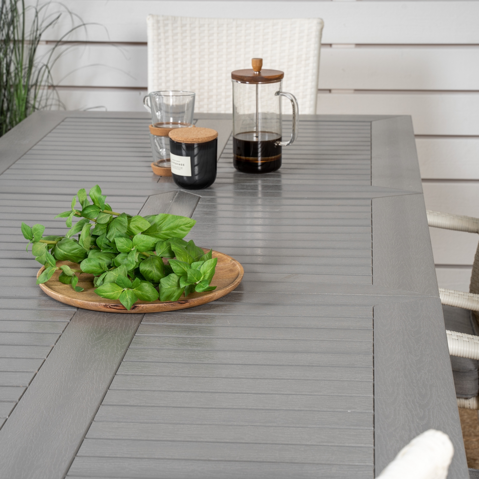 Matgrupp Venture Home Aleyna 152/210 med 6 Asta Stolar