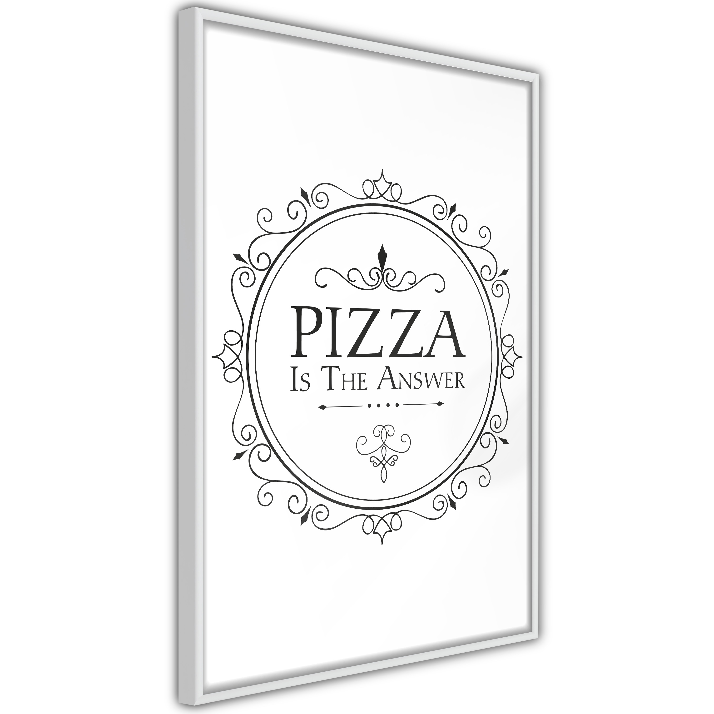 Poster Artgeist Affisch Pizza is the Answer