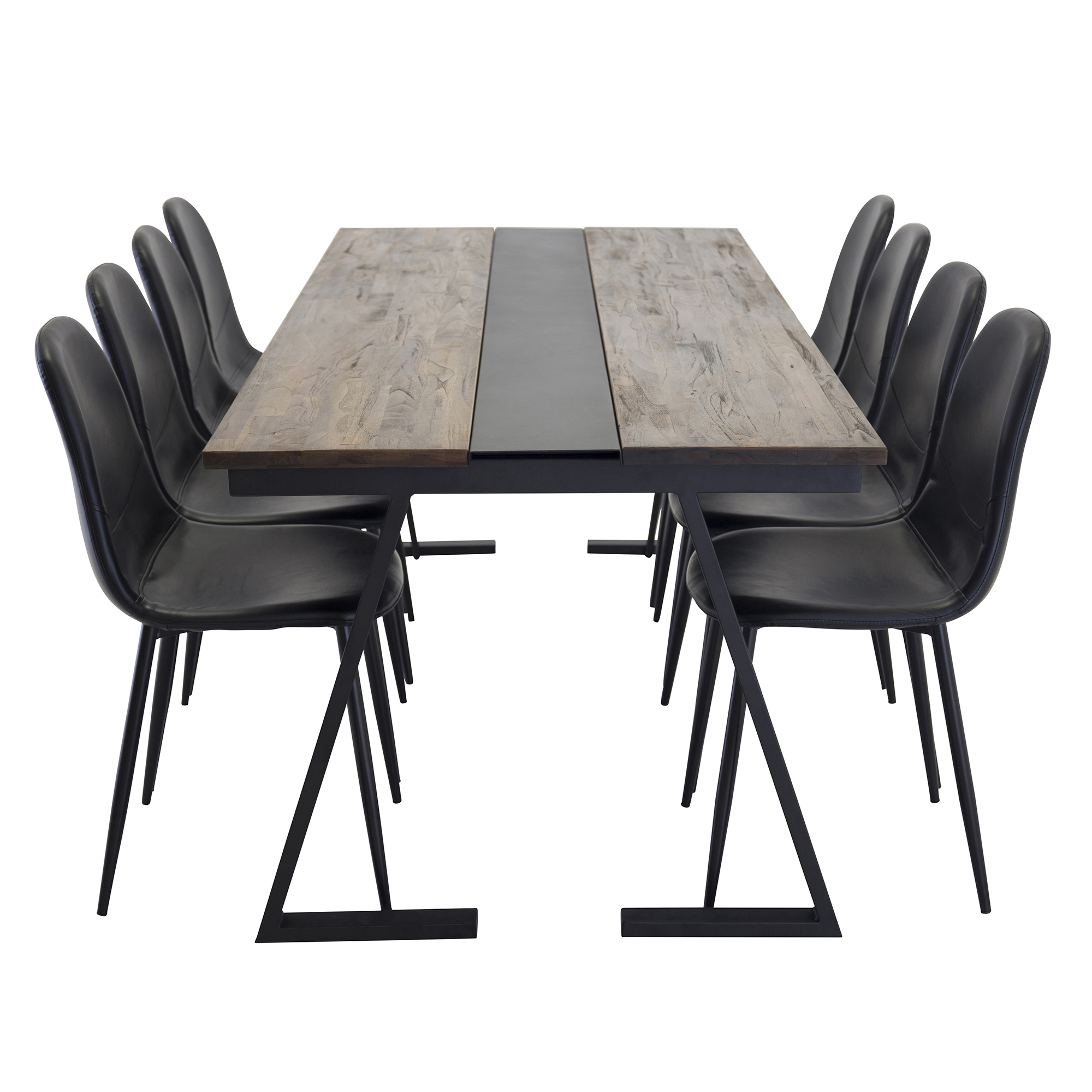 Matgrupp Venture Home Jane med 8 Pobbie Stolar