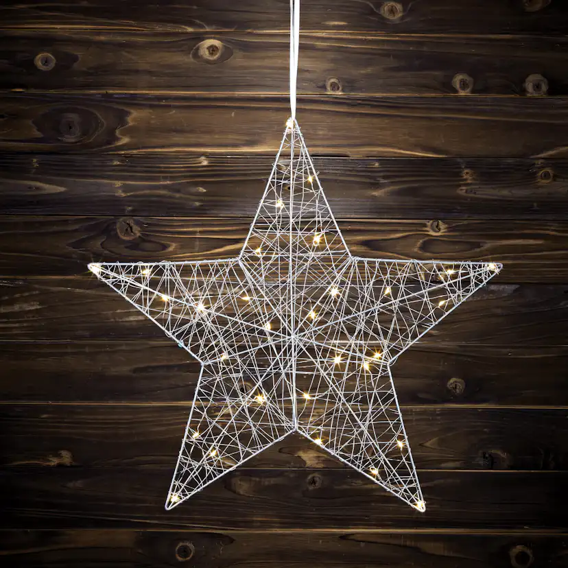 Adventsstjärna Markslöjd Artur Hängande